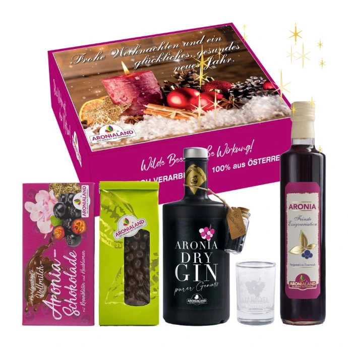 Aronia Geschenkbox Weihnachtsverpackung Aronia Geschenkbox Weihnachtsverpackung