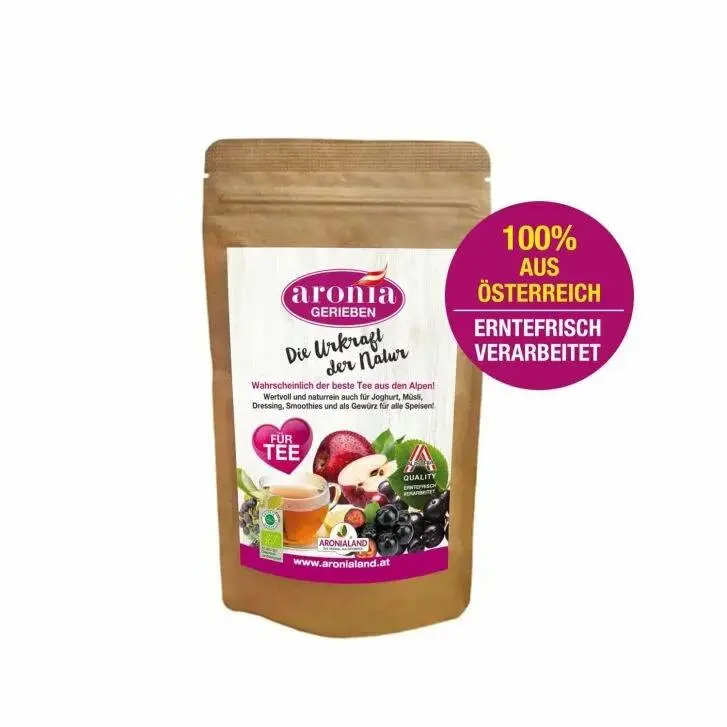 Aronia Bio-Trockenbeeren 150gr gerieben