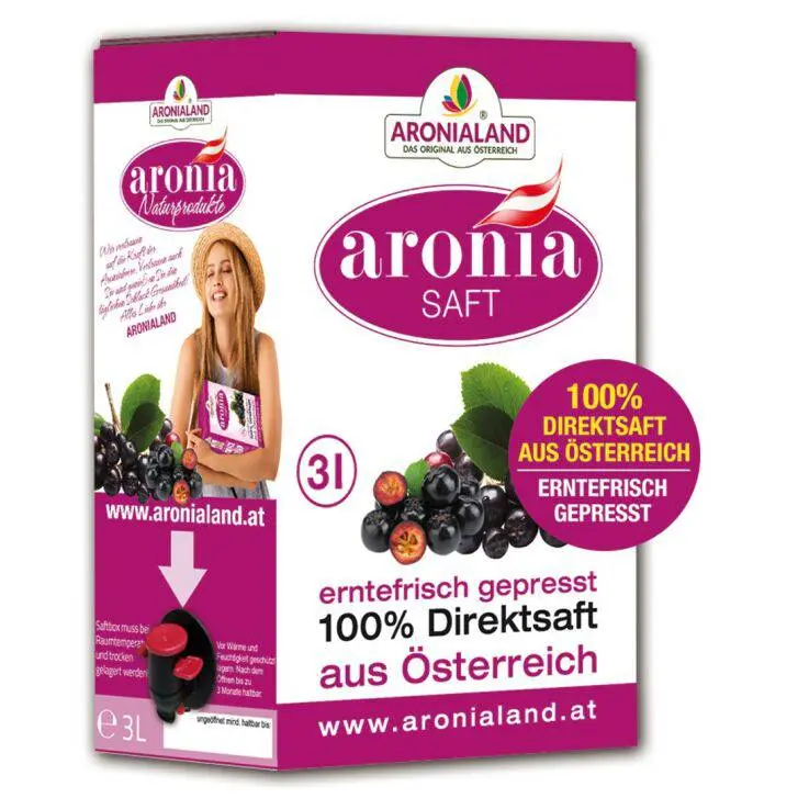 Aroniasaft 3 L Box 60 Portionen